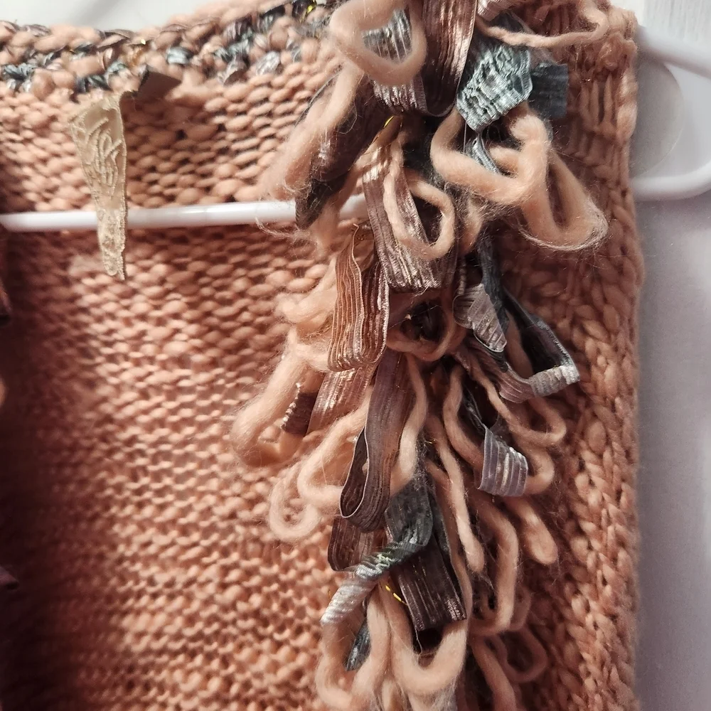 Forever 21 Textured Knit Vest in Brown